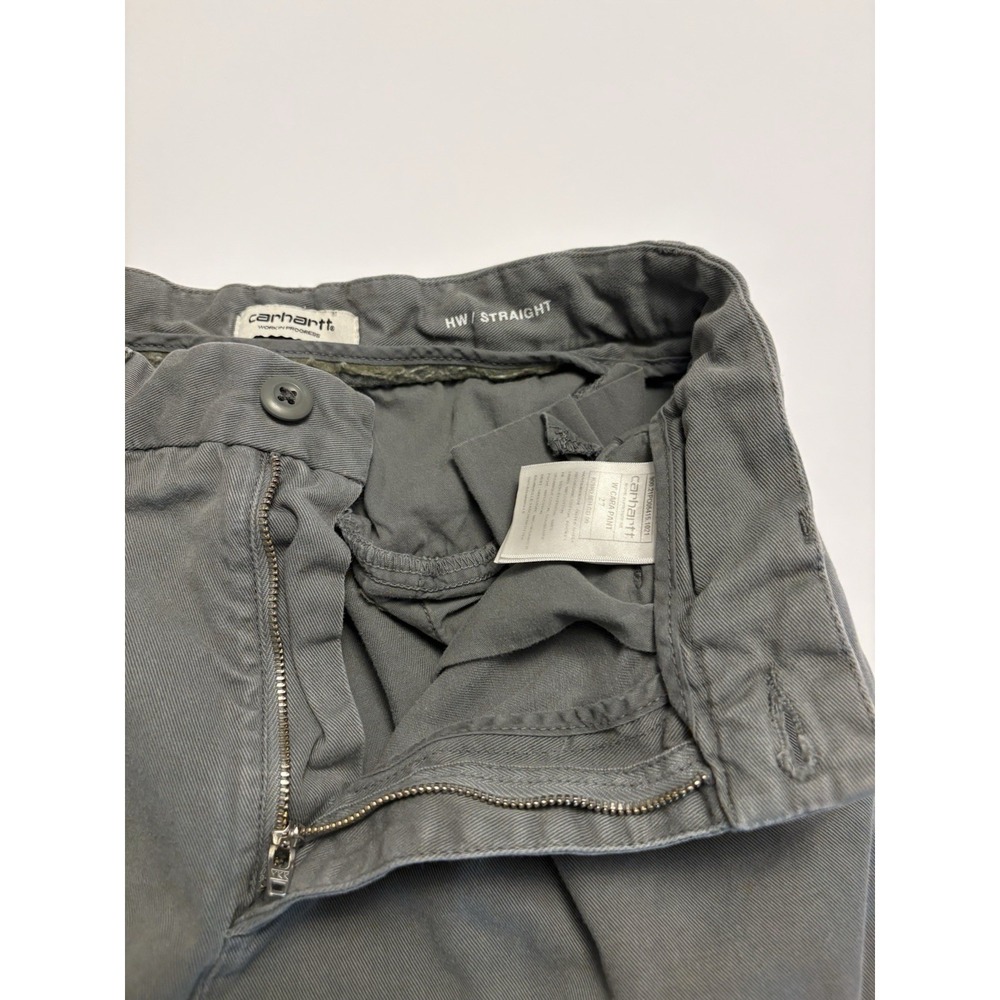 Carhartt Straight Green W Cara Dress Pants Womens Size 27 Business HW/Straight - Picture 5 of 9
